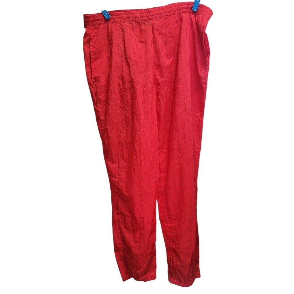 Vintage 90s Marlboro Track Pants Mens XL Red Adventure Team Athletic Jogger